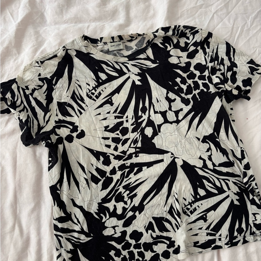 Saint Laurent Jungle Print Tee